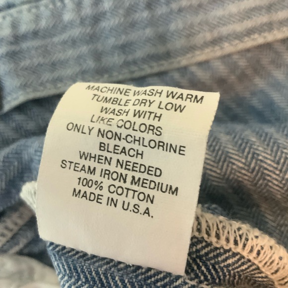 Polo Ralph Lauren dungarees jean shorts retro style - Picture 8 of 8